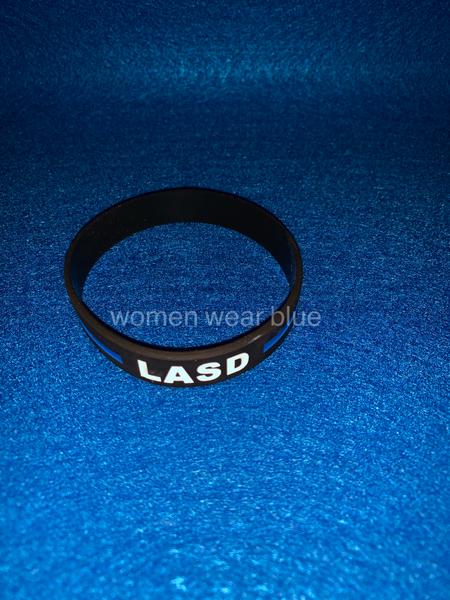 Department Thin Blue Line Wristband