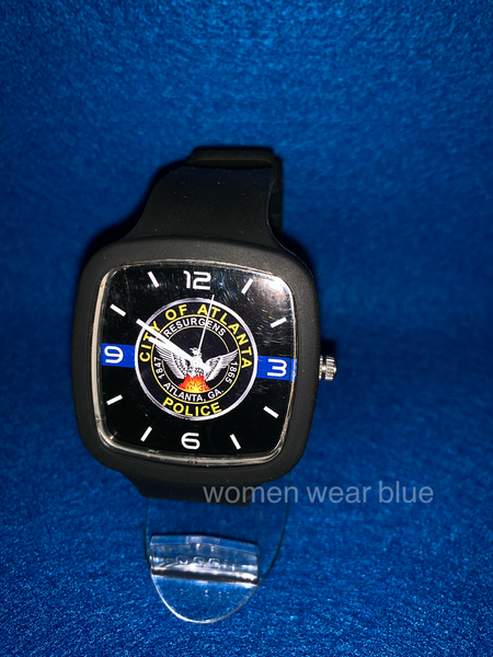 Agency Inspired Thin Blue Line Watch