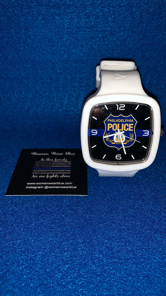 Agency Inspired Thin Blue Line Watch