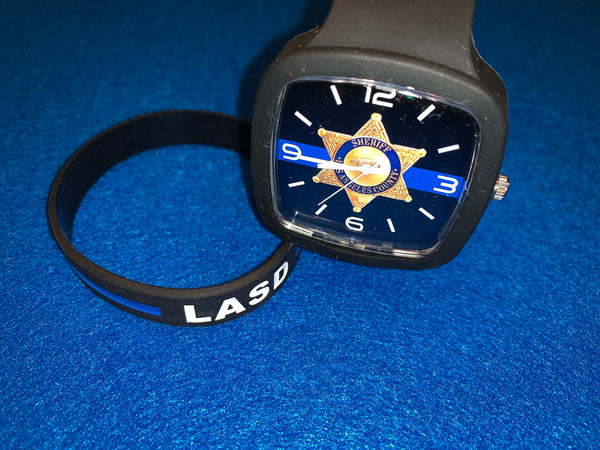 Agency Inspired Thin Blue Line Watch