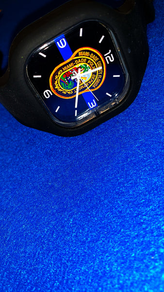 Agency Inspired Thin Blue Line Watch