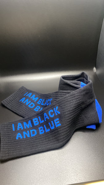 I AM BLACK AND BLUE--