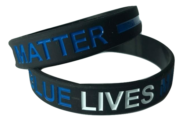 Blue Lives Matter Wristband