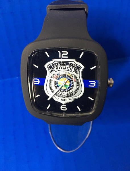 Agency Inspired Thin Blue Line Watch