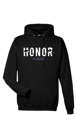 Honor in Blue Hoodie