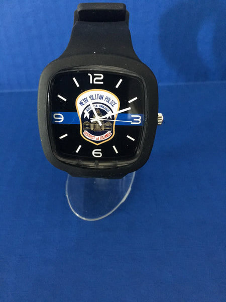 Agency Inspired Thin Blue Line Watch