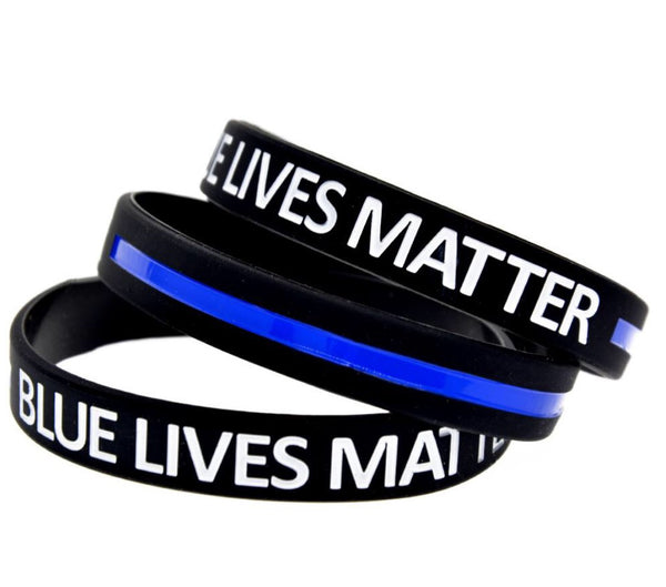 Blue Lives Matter Wristband