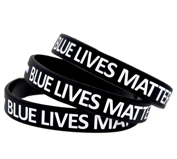 Blue Lives Matter Wristband