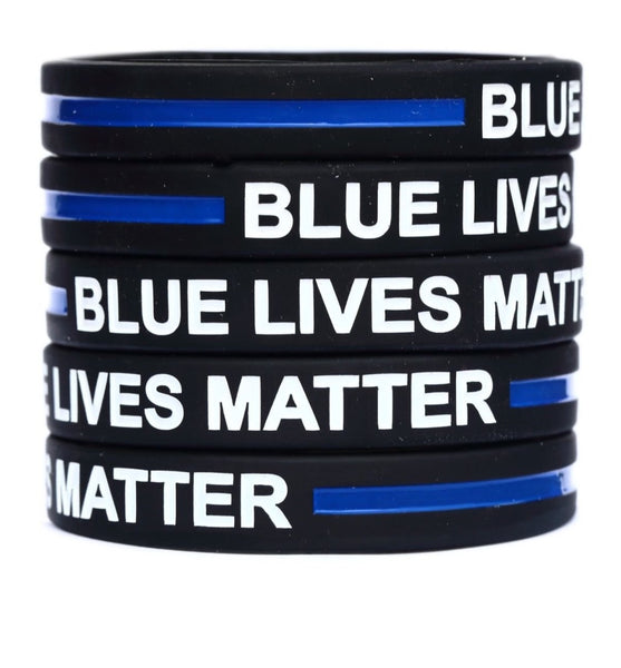 Blue Lives Matter Wristband